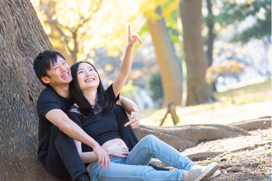 滝絵理香が出張撮影した家族写真(キッズ,ベビーフォト)などが写った「マタニティ」の家族写真