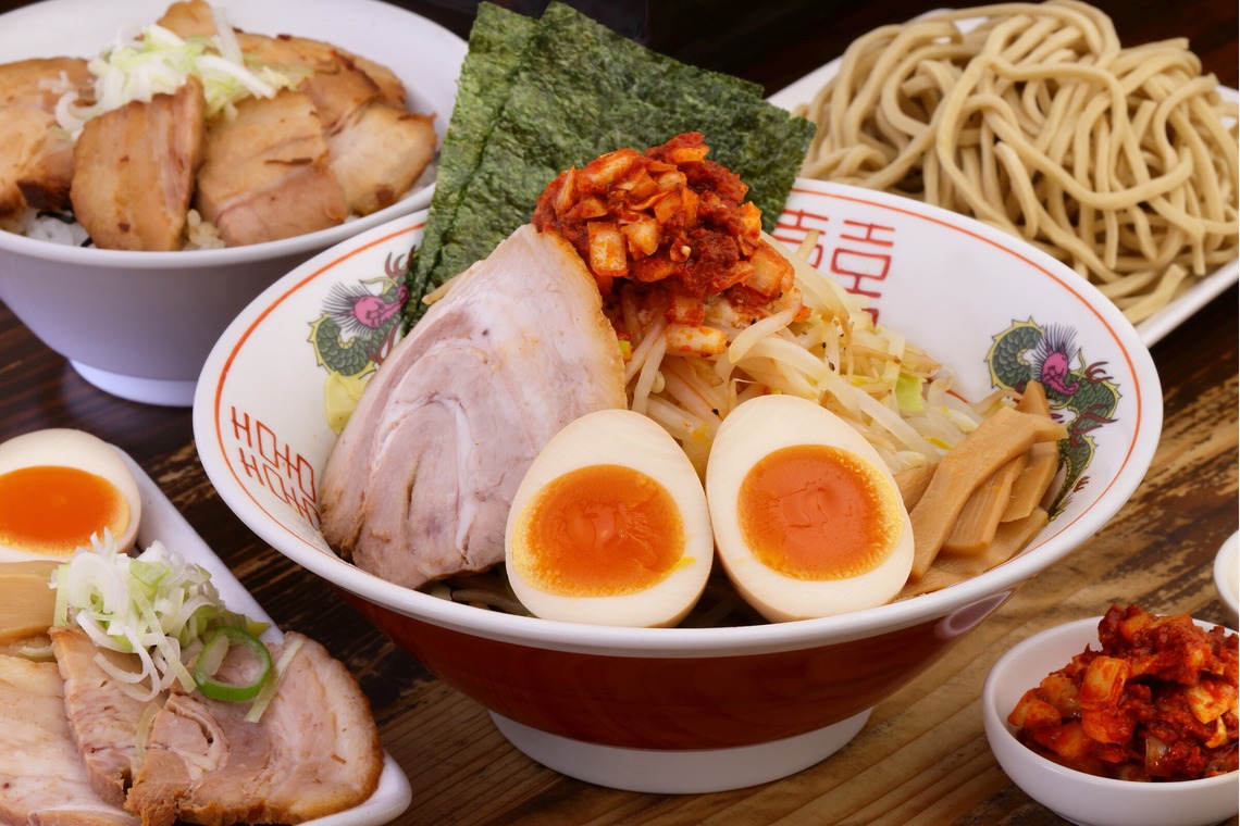 森安　照が撮影した「みそラーメン・ラーメン・チャーシューメン・つけ麺・油めん」の写真