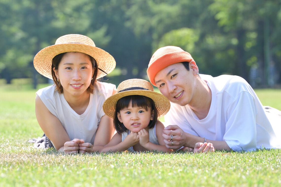 須貝フォトサービスが撮影した「家族写真」の写真