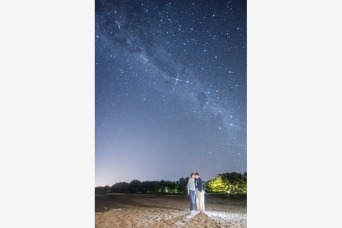 スマイルケアンズが撮影した「ケアンズの星空ビーチフォト」の写真