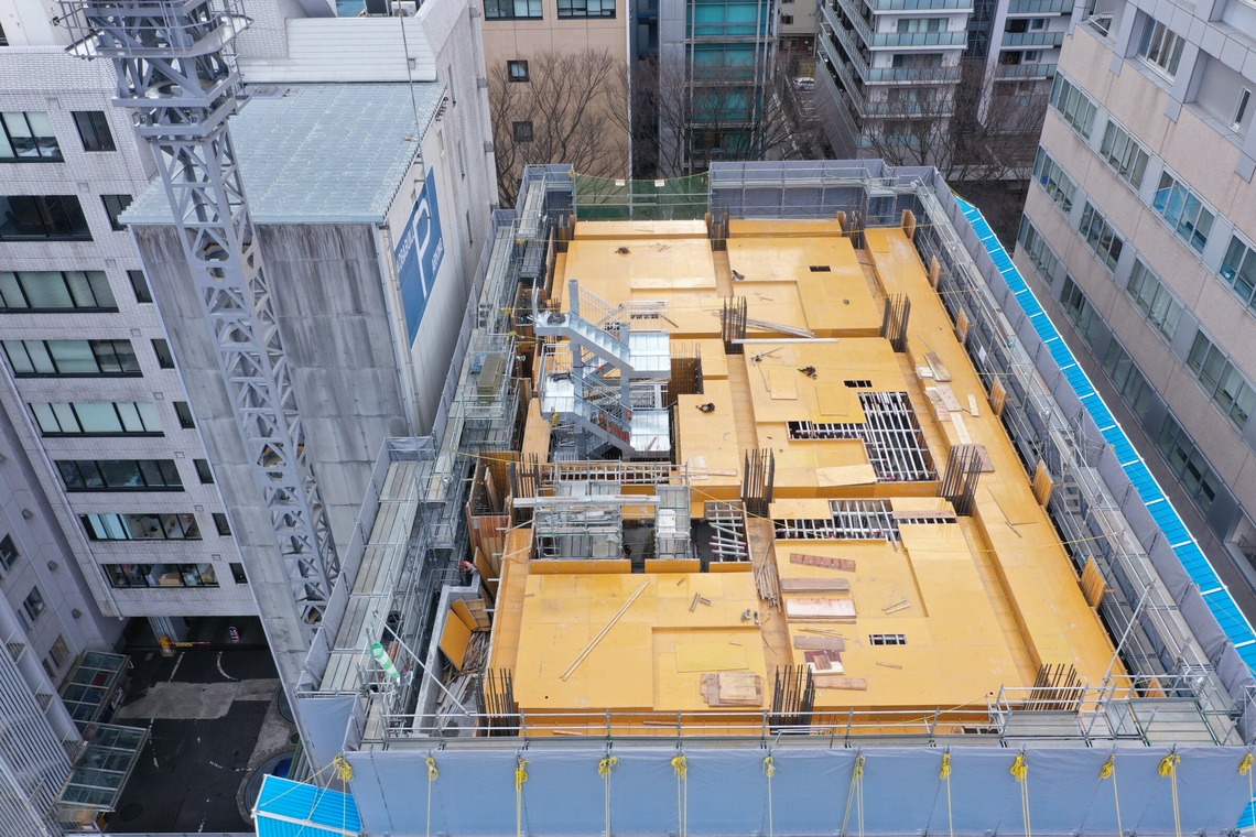 アナハイムエレクトロニクスが撮影した写真のアルバム「マンション建設報告用写真」