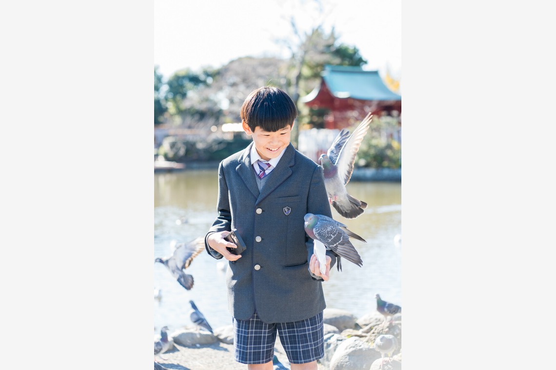 森元こずえが出張撮影した家族写真(キッズ,ベビーフォト)などが写った「七五三」の家族写真