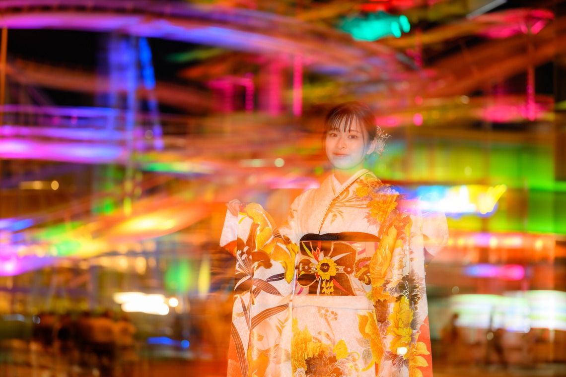 中川昌幸が撮影した写真のアルバム「イルミネーションと振袖姿」