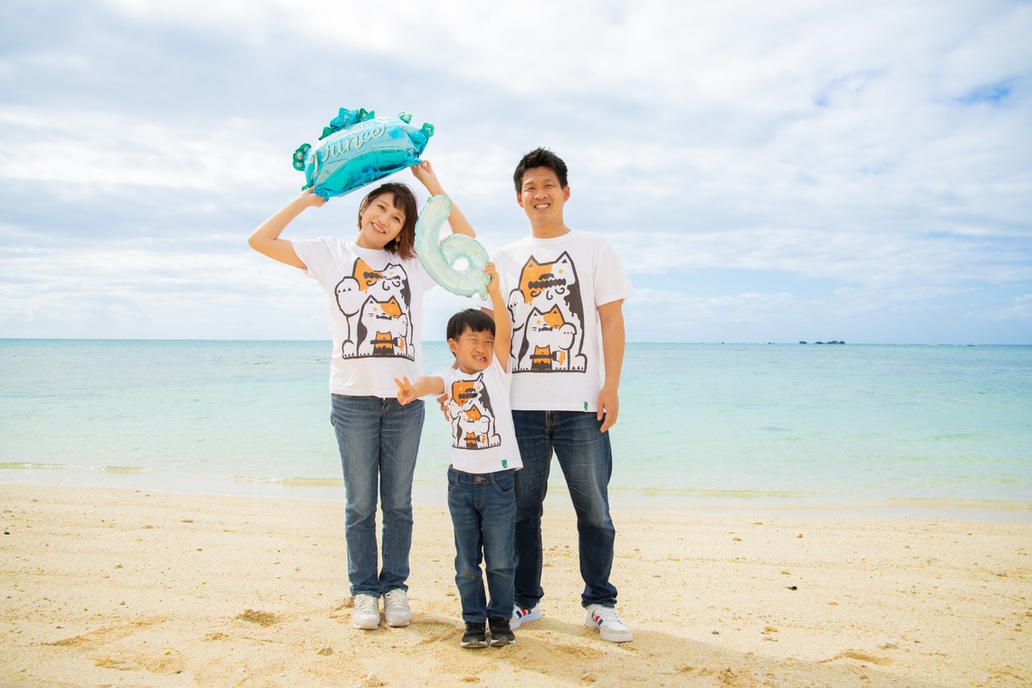 Marumo photoが出張撮影した家族写真(キッズ,ベビーフォト)などが写った「沖縄撮影」の家族写真