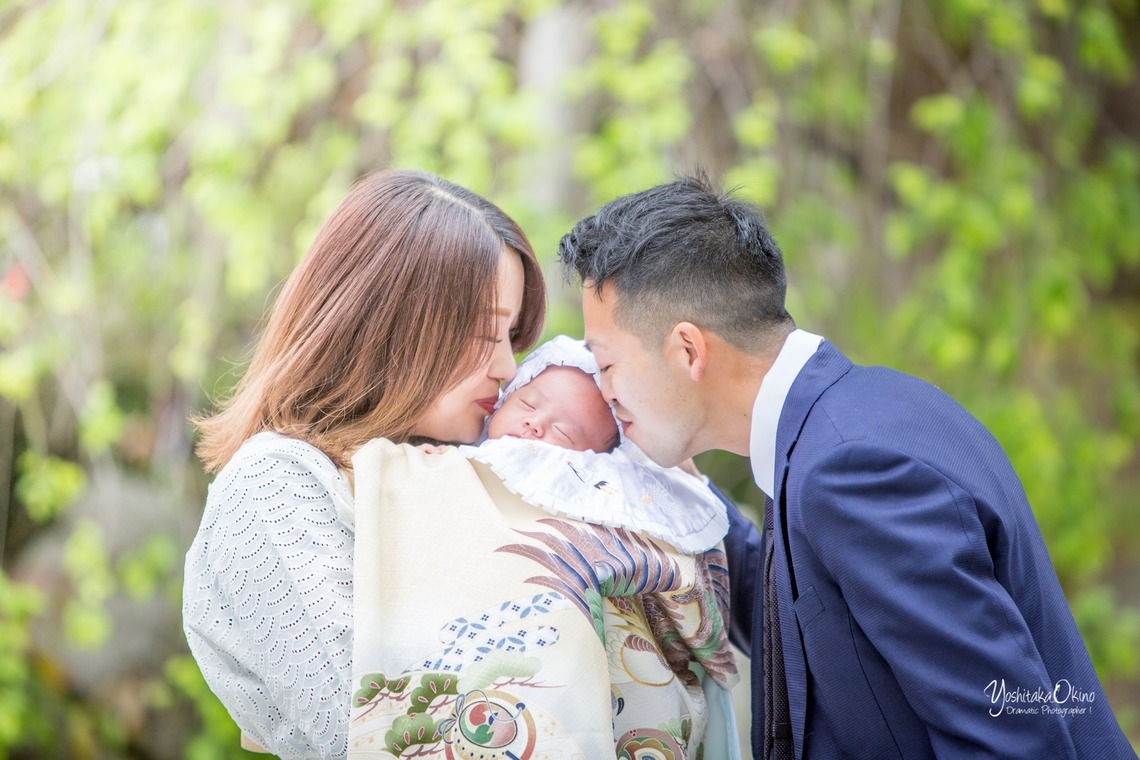 写楽堂が撮影した写真のアルバム「ニューボーン＆お宮参り」