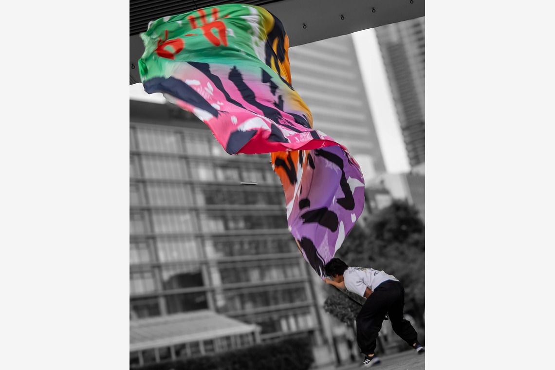 ハイナ　マテウスが撮影した「情熱の旗」の写真