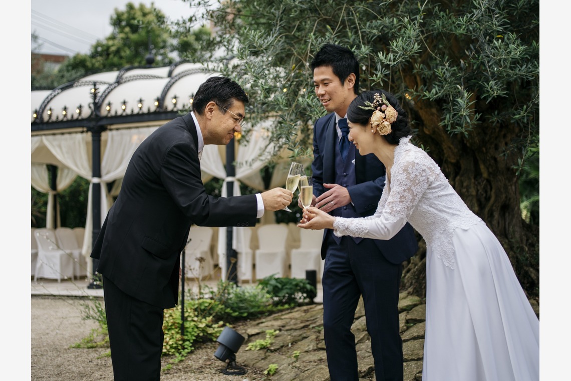 植村由理が撮影した「愛宕神社での挙式と小笠原伯爵邸での披露宴」の写真