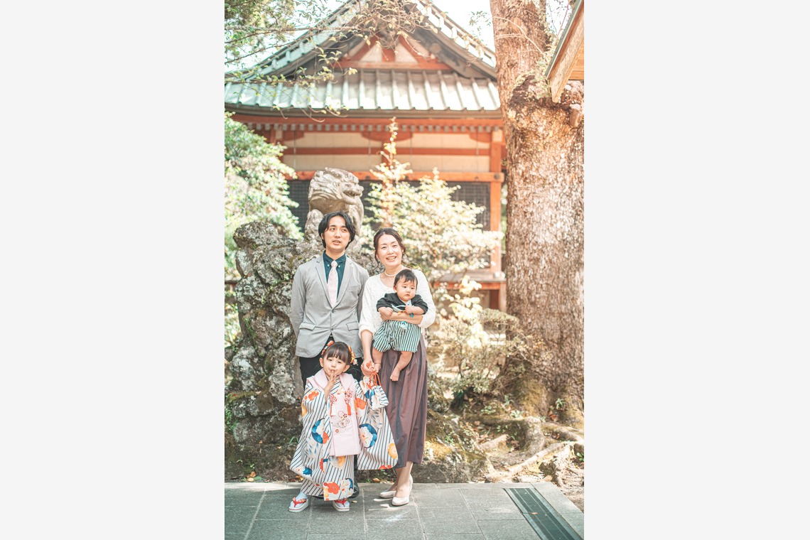 kudophotoが出張撮影した家族写真(キッズ,ベビーフォト)などが写った「七五三＿まとめ」の家族写真