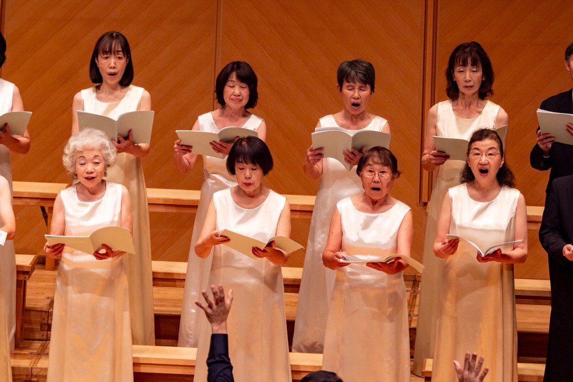 原野 英樹が撮影した「コンサート撮影 ホールでのコーラス撮影」の写真