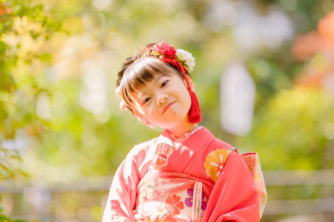 松嵜直斗が出張撮影した家族写真(キッズ,ベビーフォト)などが写った「七五三フォト」の家族写真