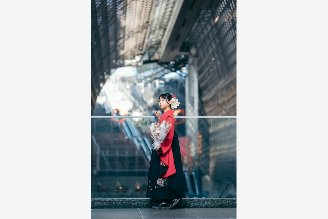 株式会社Ervaが撮影した「卒業写真（京都駅）」の写真
