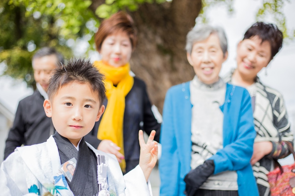 フォスタムが撮影した「5歳　七五三参り」の写真