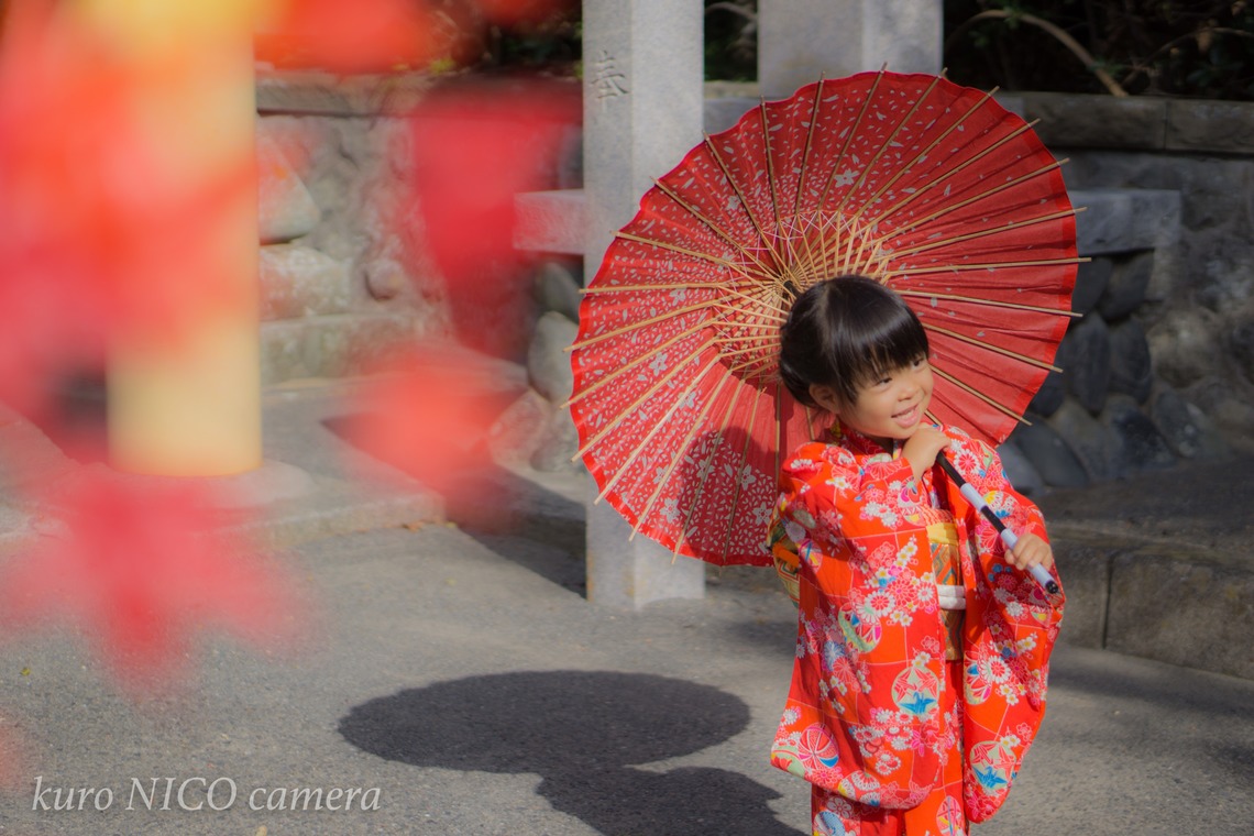 出張撮影サービス　kuro NICO cameraが撮影した「3歳女の子＊七五三＠静岡」の写真