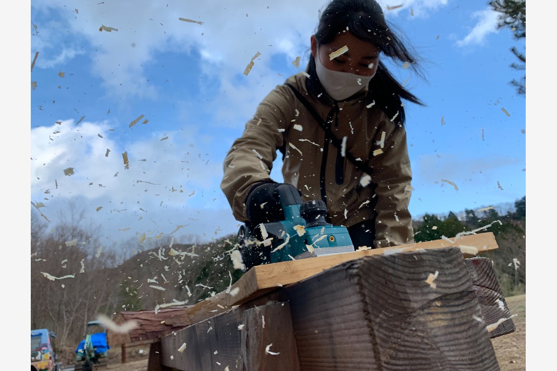 阿久津真理恵が撮影した「自然学校プログラムでの人物撮影（静岡県伊豆市）」の写真