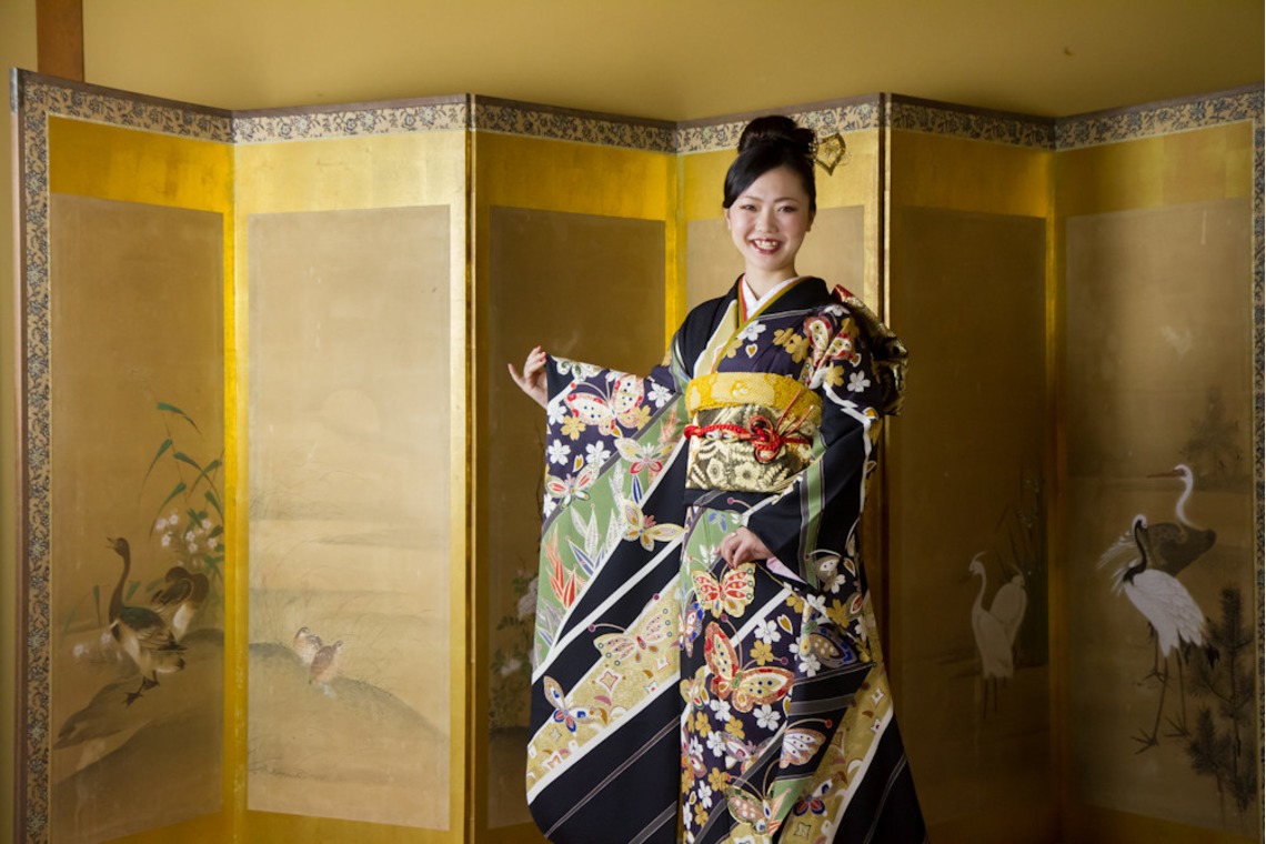 スマイルハンターが出張撮影した家族写真(キッズ,ベビーフォト)などが写った「成人式フォト」の家族写真