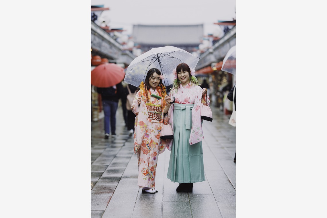 松井シンジが出張撮影した家族写真(キッズ,ベビーフォト)などが写った「旅行（浅草）」の家族写真