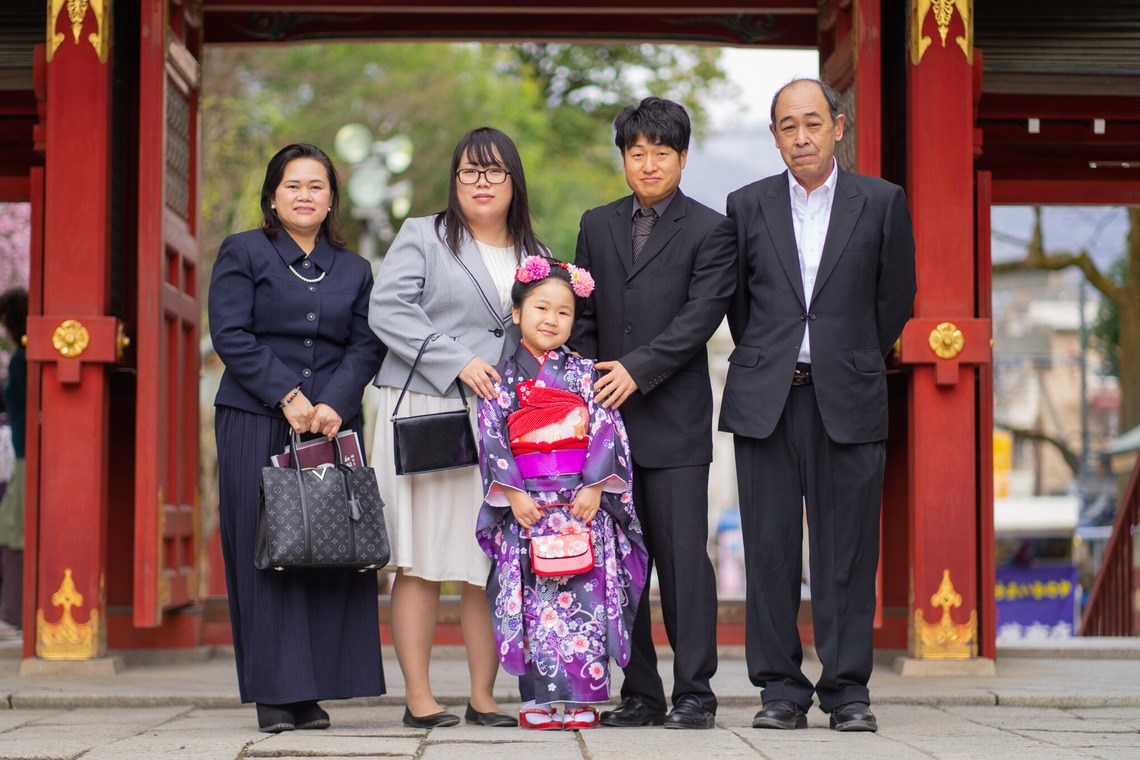 カチュエラ　レオナルドが撮影した「七五三、成人式、家族写真」の写真