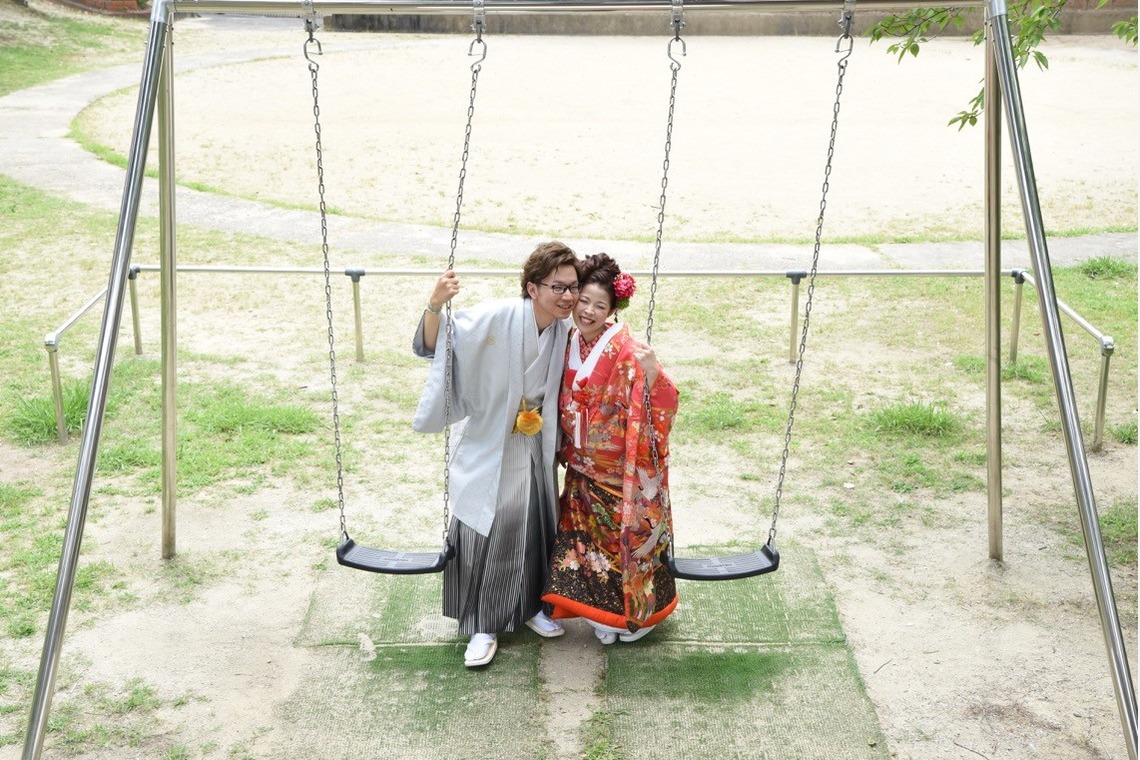 Photo of Pre Weddingphotoshoot at Nara with kimono in spring to summer taken by Kiki photo works