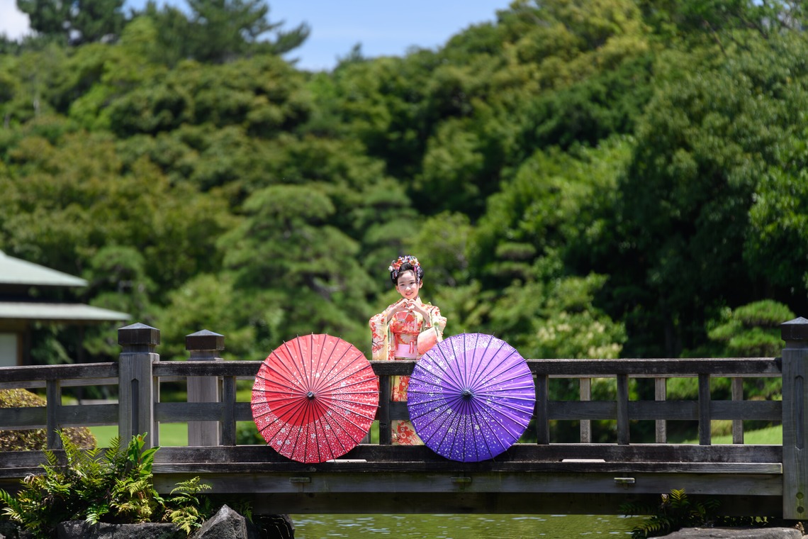 寫樂斎が撮影した「七五三（美浜園）」の写真
