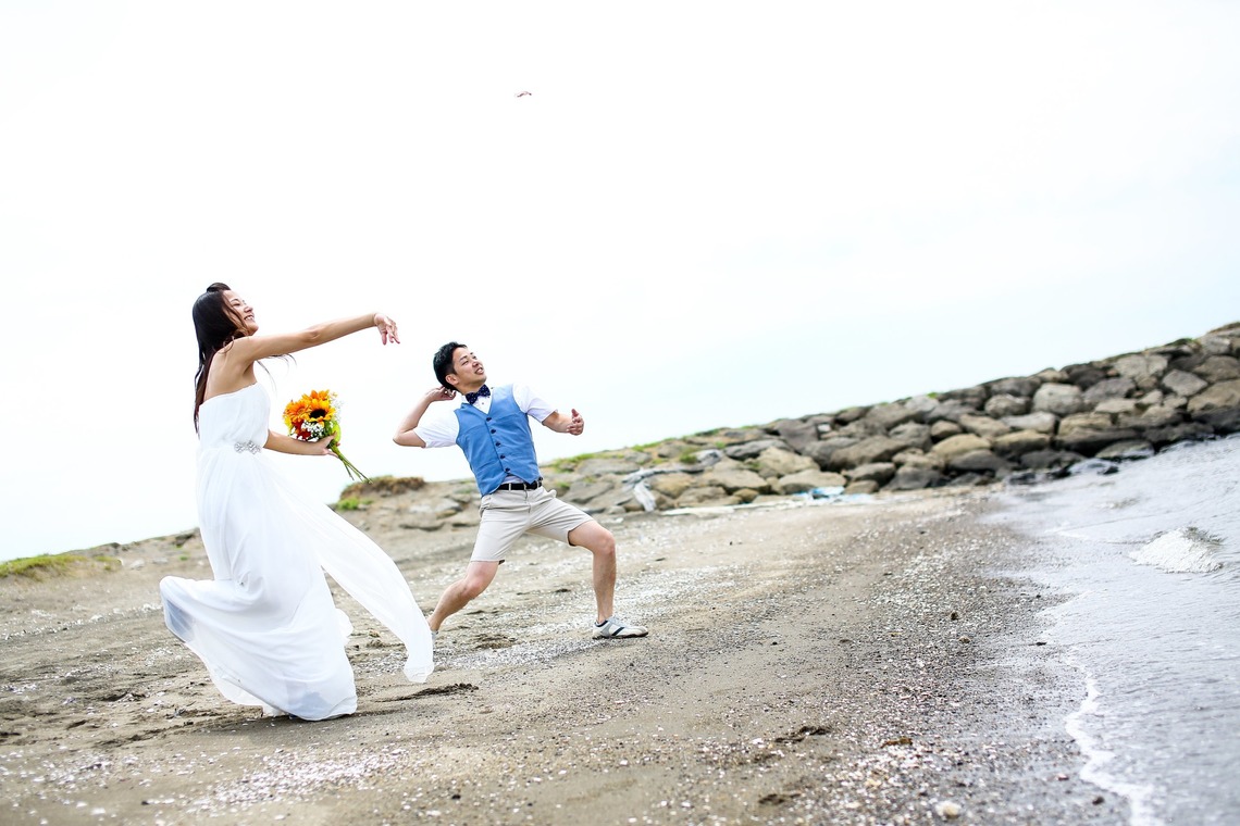 加倉井 規晃が撮影した「ロケーション・前撮り・公園・海」の写真