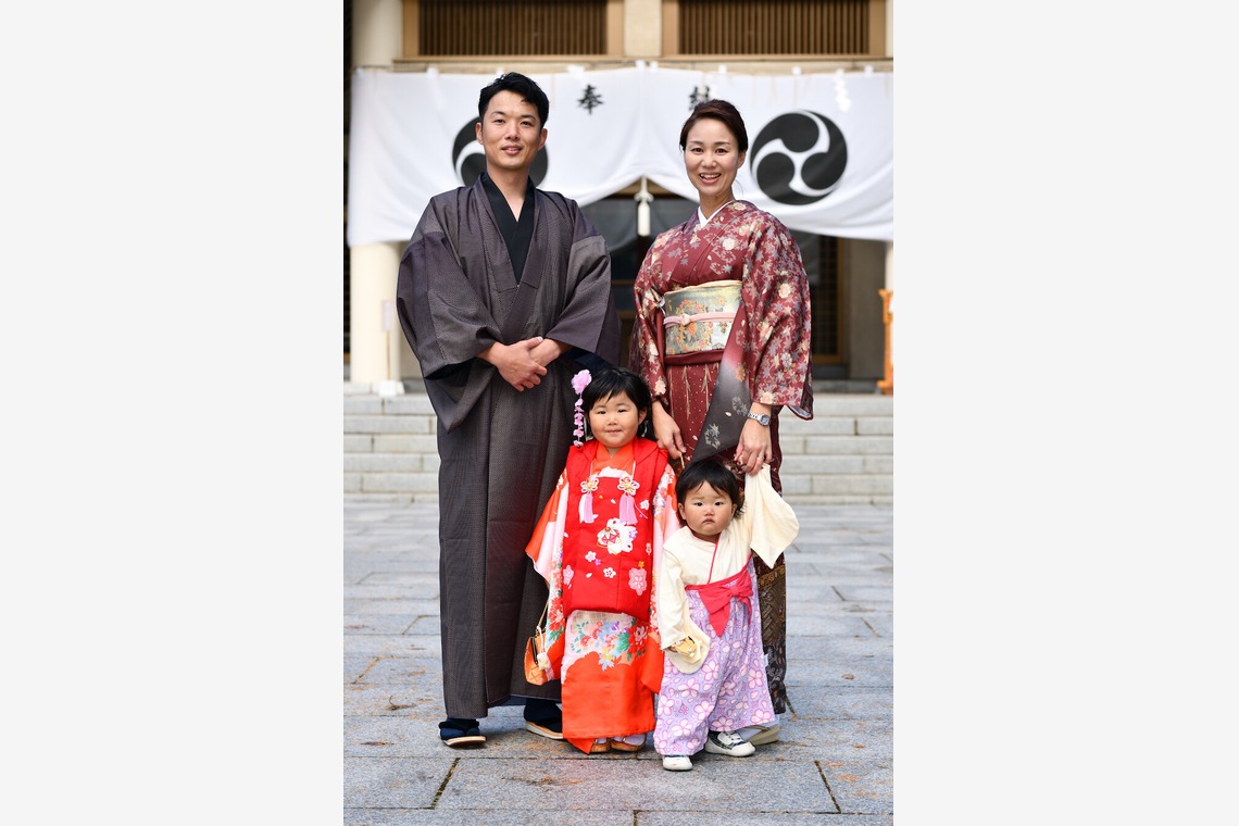 須貝フォトサービスが撮影した「七五三」の写真