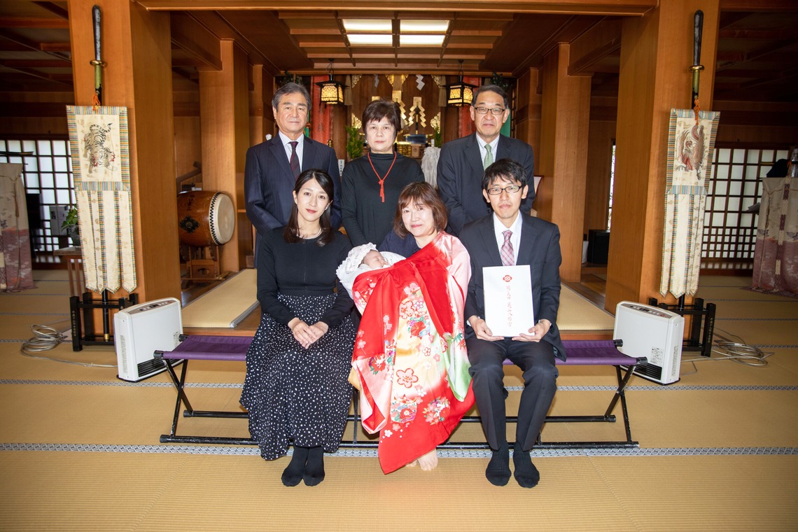 岩坪眞一郎が撮影したお宮参りのアルバム「下関お宮参り」