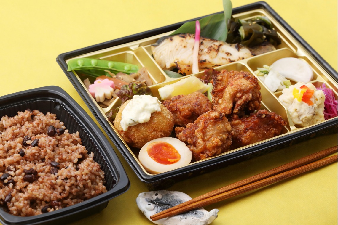 森安　照が撮影した「和食弁当・洋食弁当・中華弁当」の写真