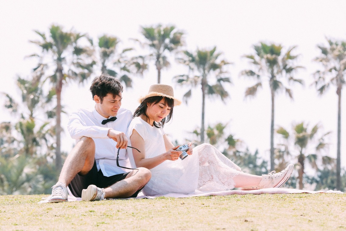 出張撮影HUG TIMEが撮影した「湘南・鎌倉カジュアルウエディングフォト」の写真