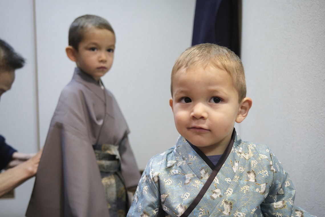濱田茉里が撮影した「七五三ロケ」の写真
