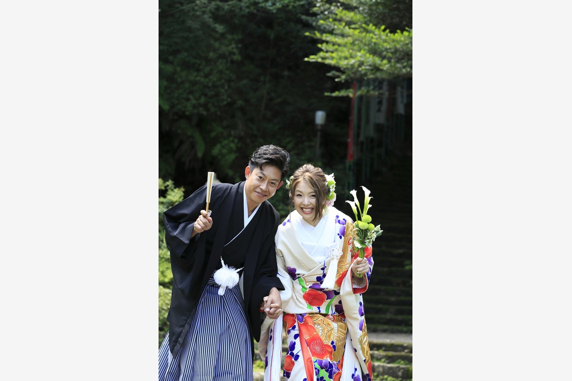 ウェディングMuskatDue (山田隆)が撮影した「岐阜県岐阜市、金華山ふもと」の写真