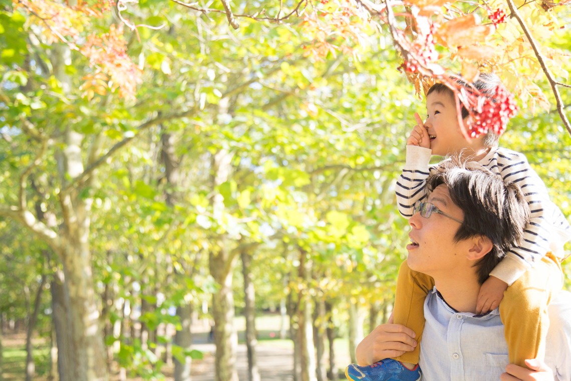 Happy with Photosが撮影した「家族写真・年賀状写真＠札幌市清田区・平岡公園」の写真