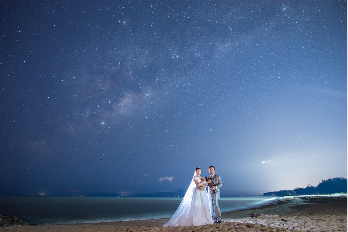 スマイルケアンズが撮影した「ケアンズの星空ビーチフォト」の写真