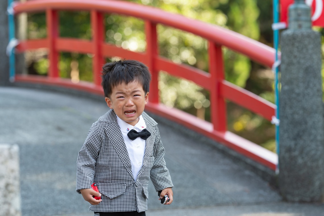 スタジオファンタスが出張撮影した家族写真(キッズ,ベビーフォト)などが写った「七五三撮影」の家族写真