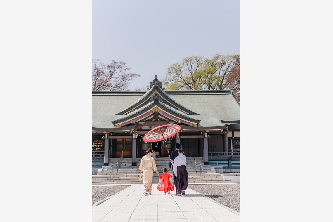 IrodoriPhotoが撮影した「七五三（ご自宅〜札幌護国神社）」の写真