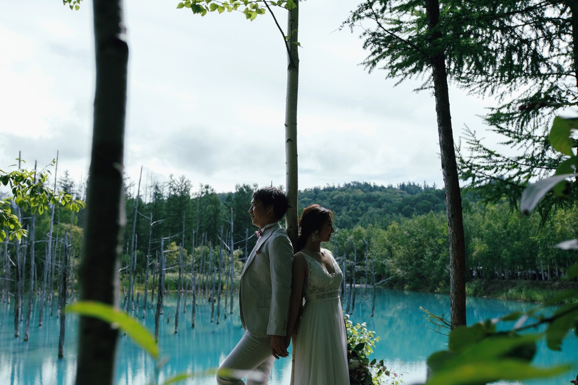 uno e creative act.が撮影した「富良野・美瑛　ロケーションフォトウェディング」の写真