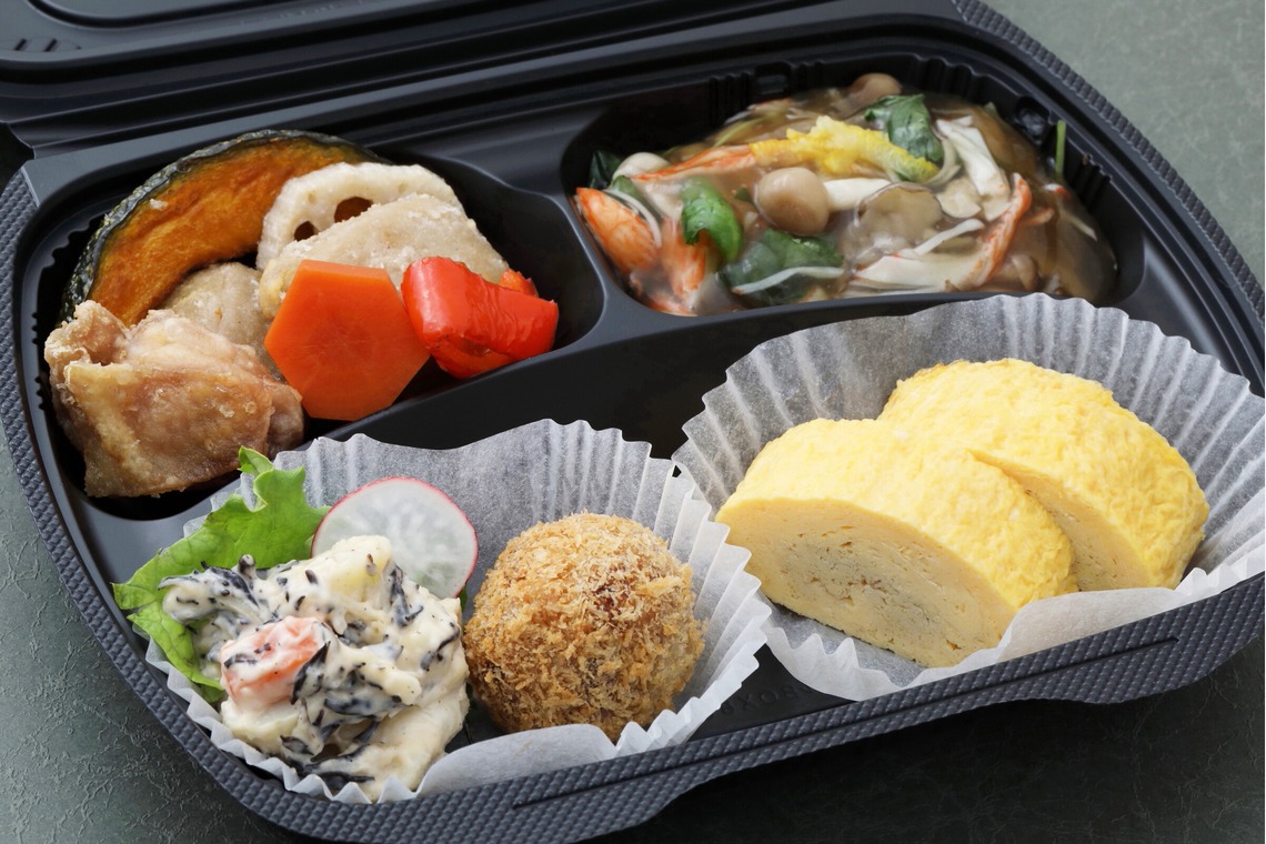 森安　照が撮影した「和食弁当・洋食弁当・中華弁当」の写真