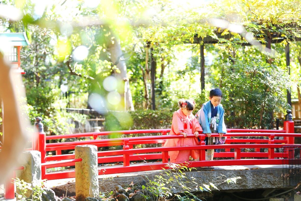 出張撮影HUG TIMEが撮影した「七五三記念撮影＠世田谷八幡宮・東京」の写真