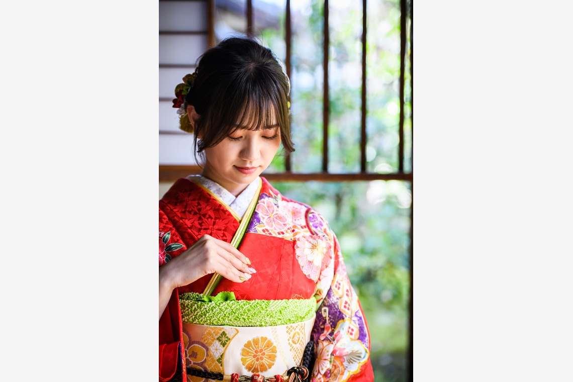 Visual Imagingが撮影した「振袖桜ロケーション撮影」の写真