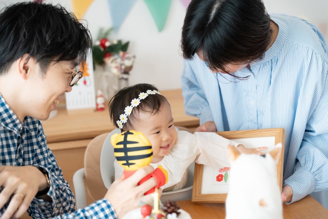 株式会社VISTA / VISTA Photographyが出張撮影した家族写真(キッズ,ベビーフォト)などが写った「ファミリーフォト」の家族写真