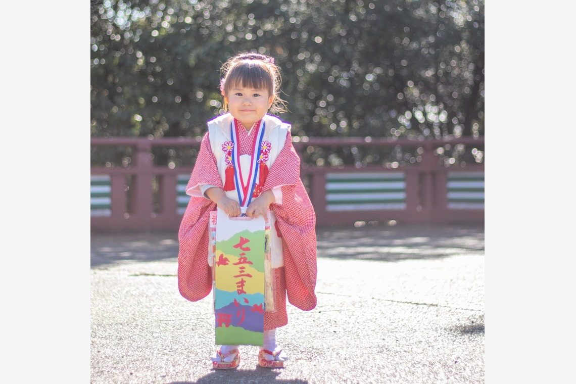 かわもとじゅんいち【Jun3photo】が出張撮影した家族写真(キッズ,ベビーフォト)などが写った「七五三」の家族写真