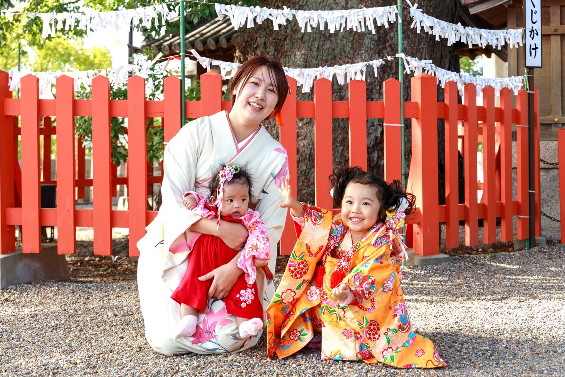 真方　祥が撮影した「七五三参り記念写真」の写真