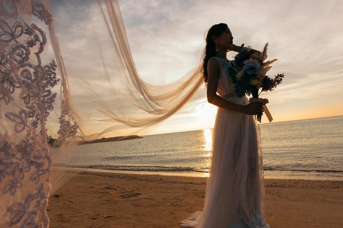 ポートレート沖縄が撮影した「ウエディング＠サンセット」の写真