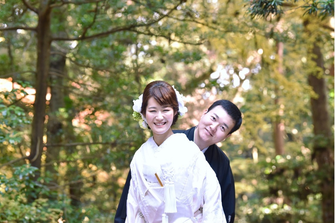 キキフォトワークスが撮影した「Pre Weddingphotoshoot at Nara with kimono in autumn to winter」の写真