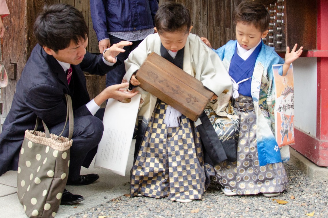 井上が撮影した「七五三撮影@岡山」の写真