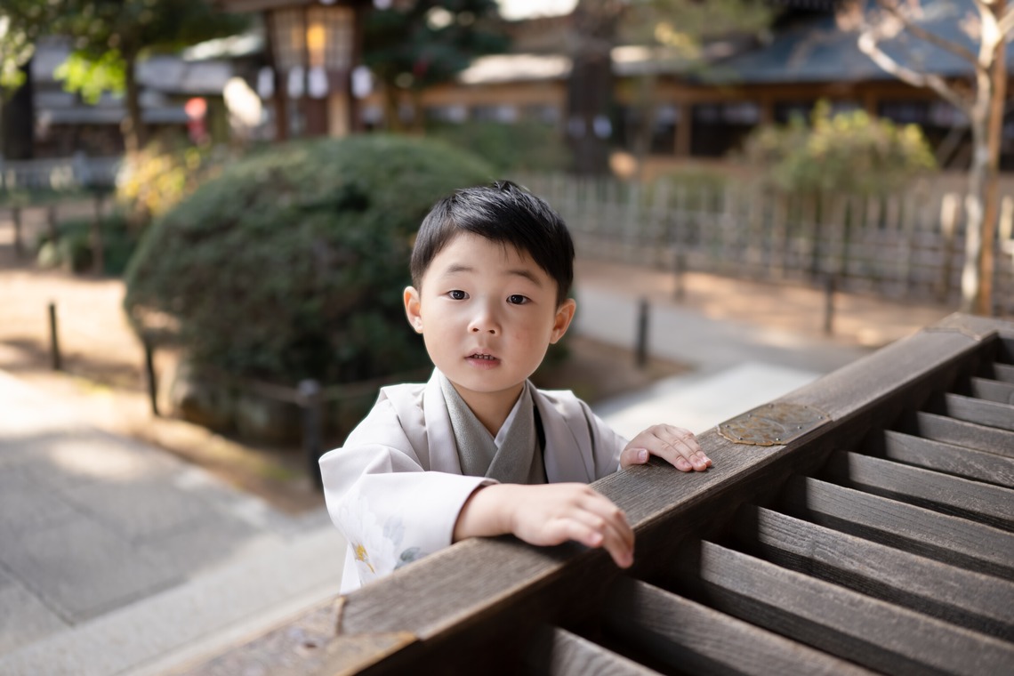 寫樂斎が撮影した「七五三（廣幡八幡宮）」の写真