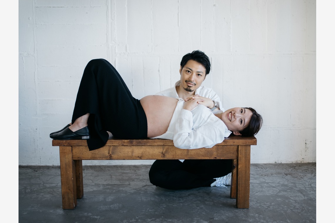 植村由理が撮影したマタニティフォトのアルバム「マタニティフォト@スタジオ」