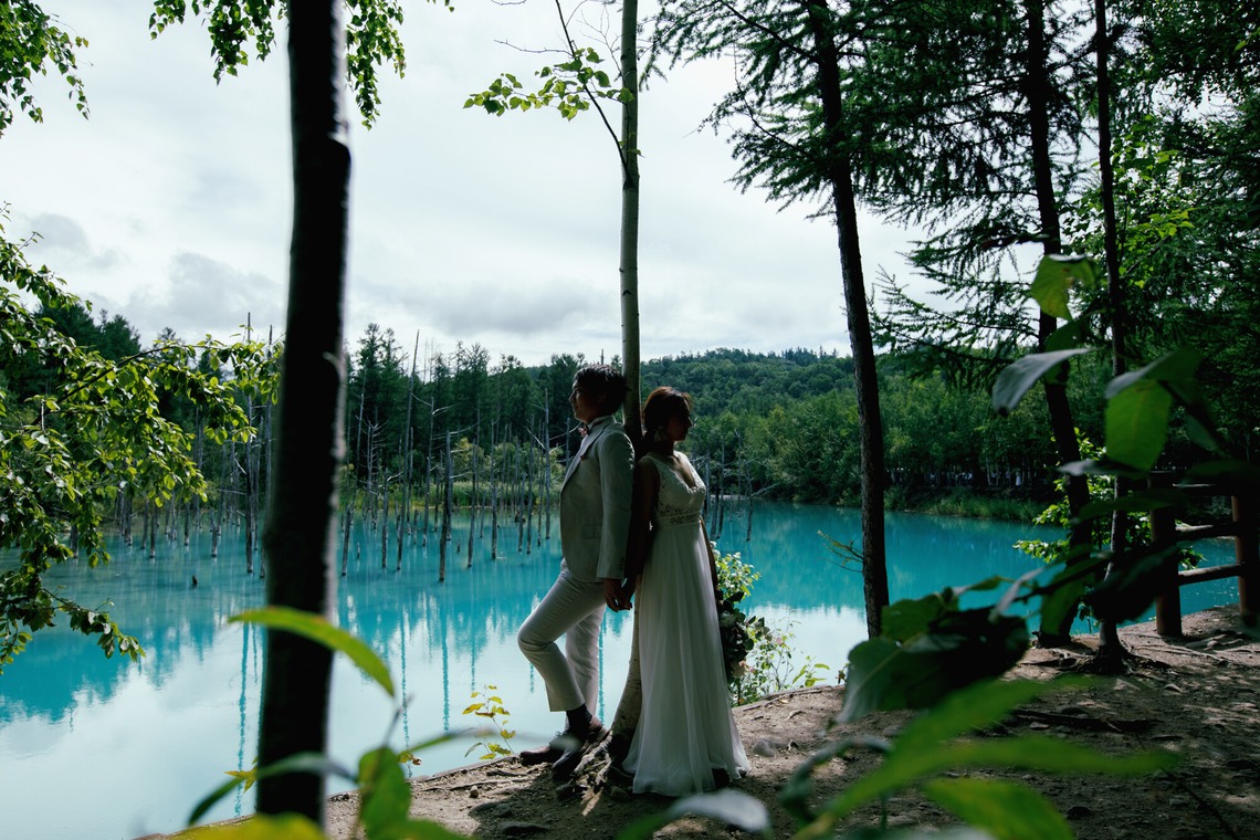 uno e creative act.が撮影した「富良野・美瑛　ロケーションフォトウェディング」の写真