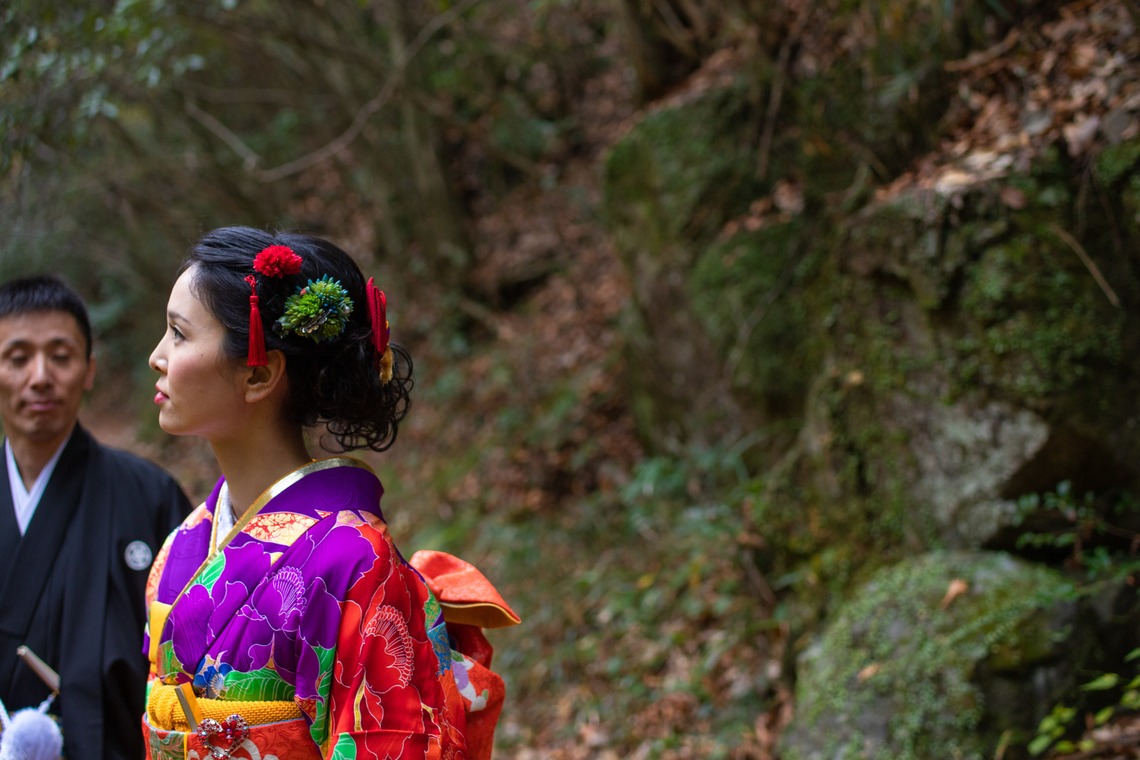 saruco(岩崎寿）が撮影した「秋の和装前撮り」の写真