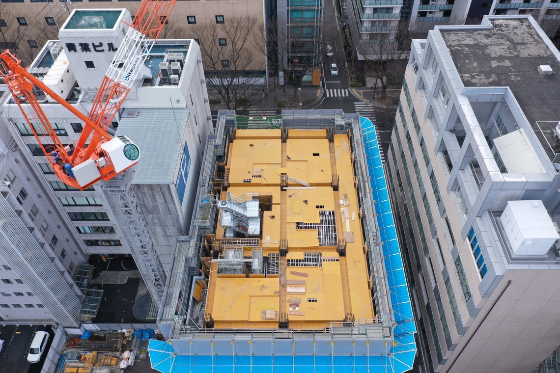 アナハイムエレクトロニクスが撮影した「マンション建設報告用写真」の写真