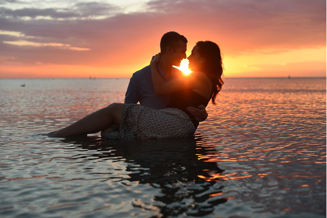 Photo of Engagement Portfolio taken by Jen Linfield Photography